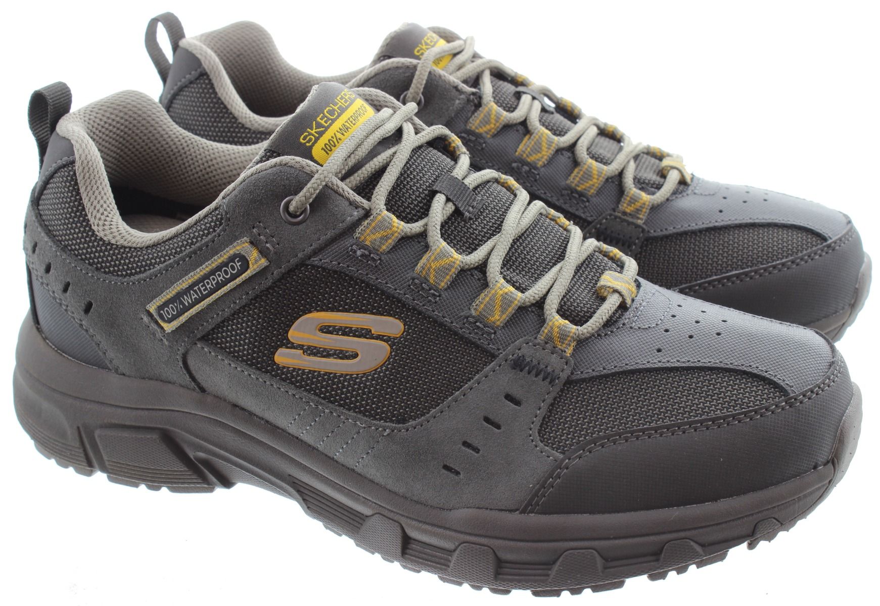 §s§ Mens 237386 Rydell Waterproof Trainers In Stout Brown