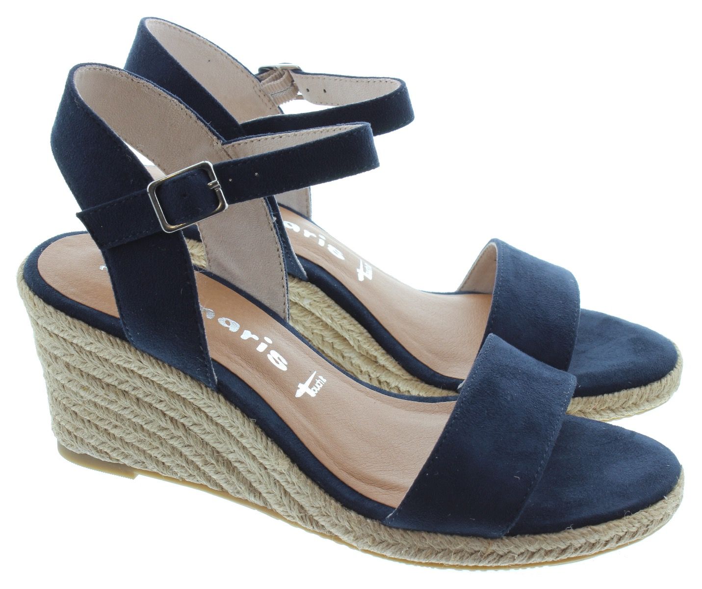 Ladies 28300 Wedge Sandals In Navy