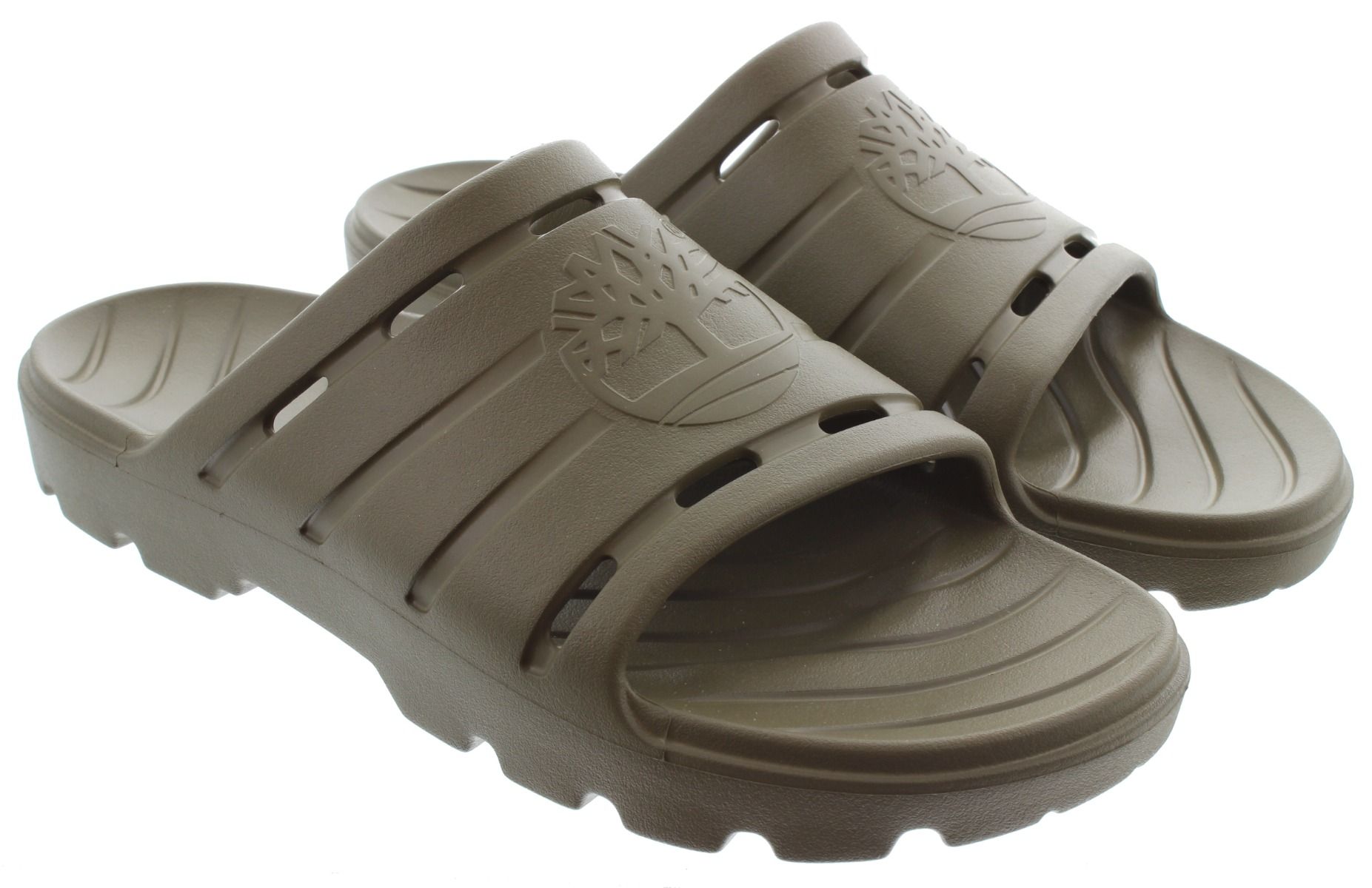 Mens Get Outslide Sliders In Khaki