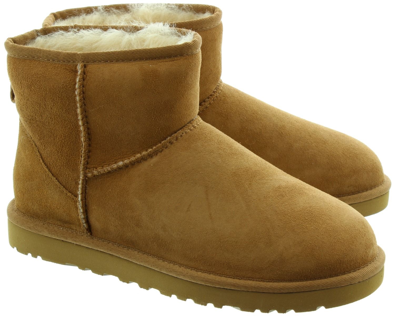 Ugg Ladies Classic Mini II Boots In Chestnut in Chestnut