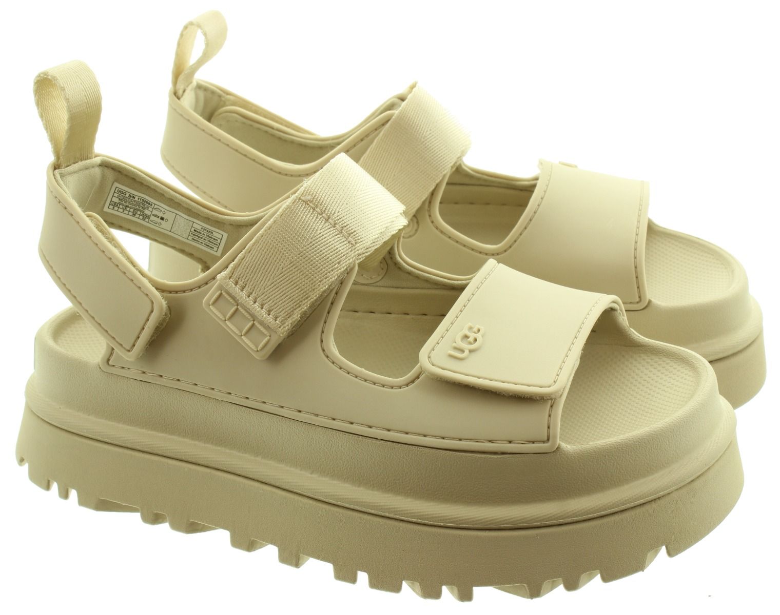 Ugg Sandaal Ugg Sandalen Ladies Goldenglow Sandals In Sea Salt