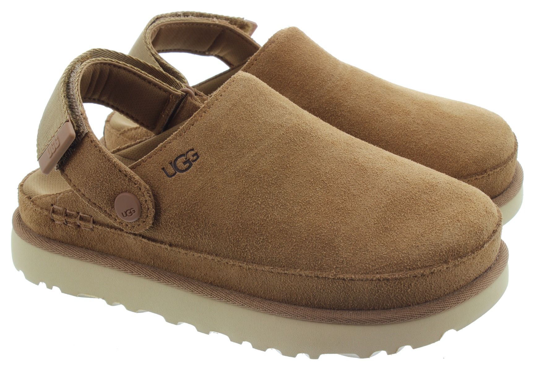 Ladies Goldenstar Clogs In Chesnut