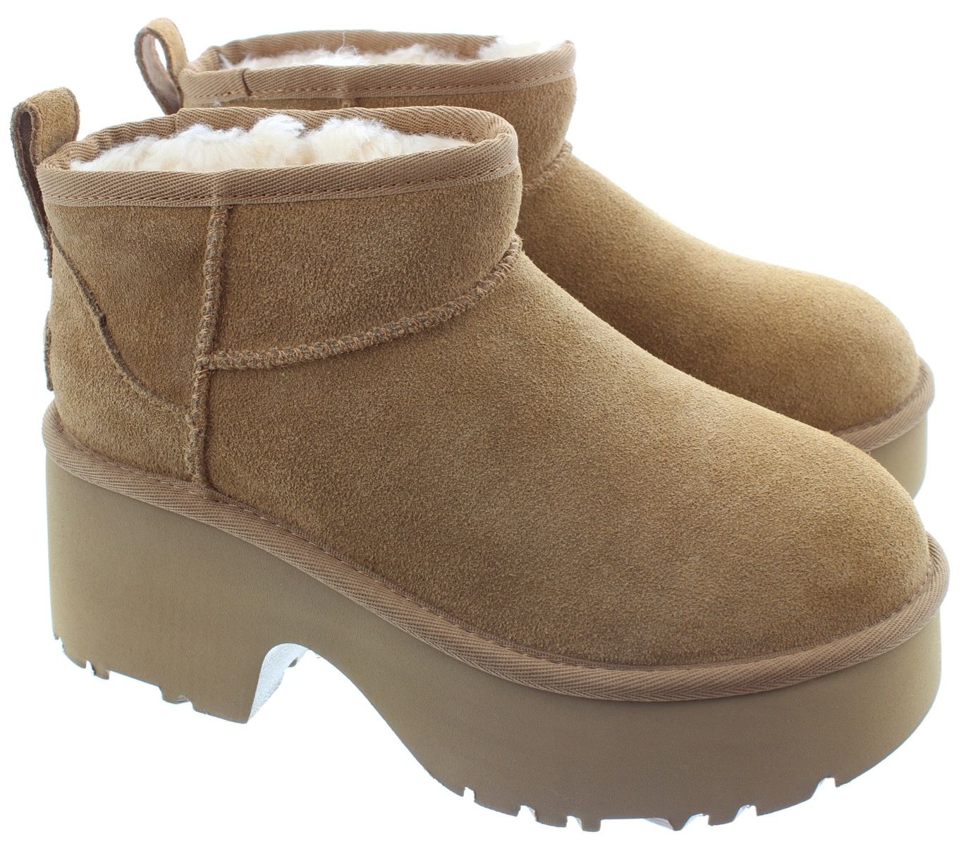 靴 UGG MINI NEW HEIGHTS Womens Chestnut UGG Classic Ultra Mini New Heights Boots | schuh