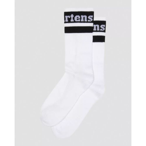 DR MARTENS Athletic Logo Socks In White