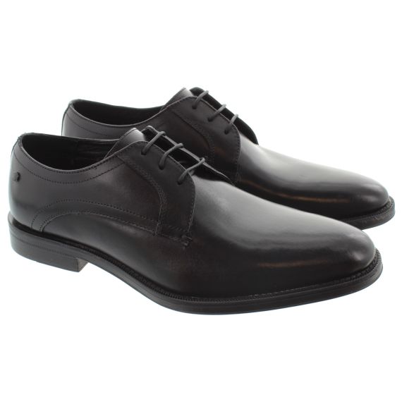 BASE Mens Hadley Lace Shoes In Black 