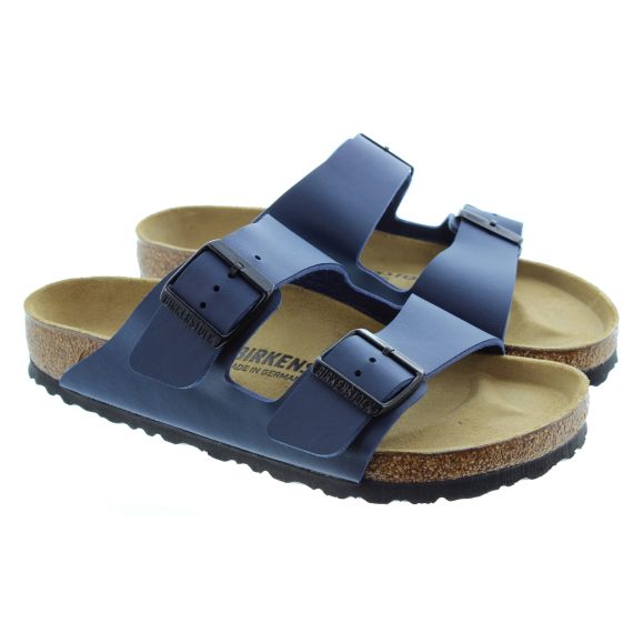 BIRKENSTOCK Adults Arizona 2 Bar Mules In Navy