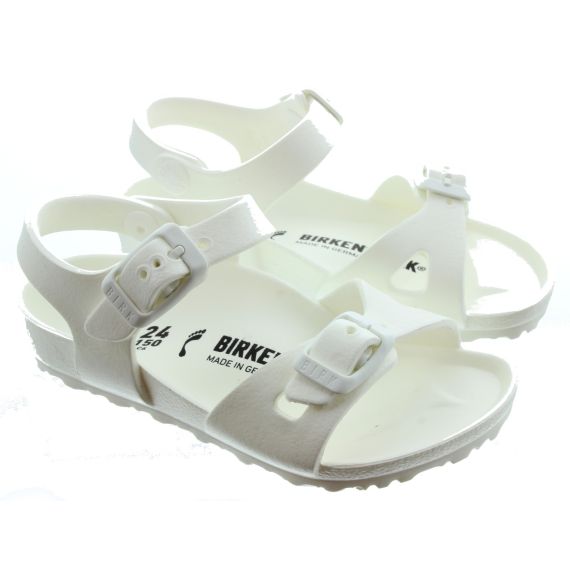 BIRKENSTOCK Kids Rio EVA Sandals In White