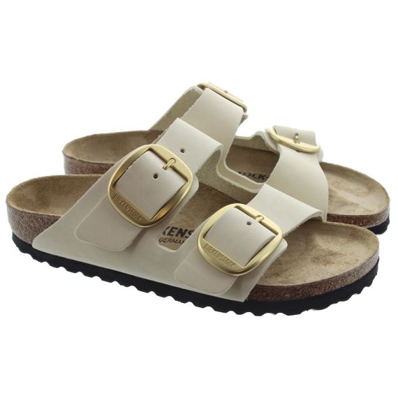 BIRKENSTOCK Ladies Arizona Big Buckle Sandals In Cream 