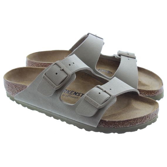 BIRKENSTOCK Ladies Arizona Narrow Fit Sandals In Khaki