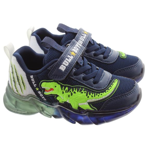 BULL BOYS Kids Al3362 T Rex Trainers In Blue