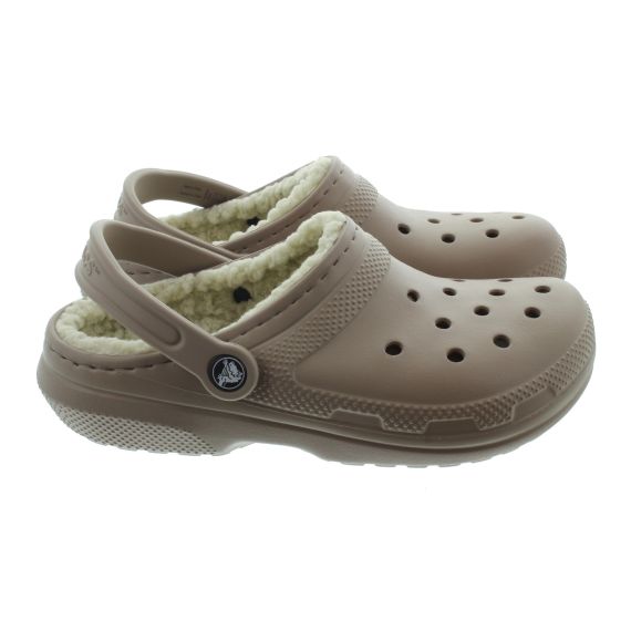 CROCS Adults Classic Lined Clog In Mushroom