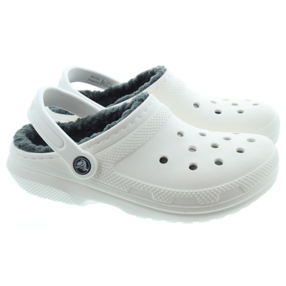 CROCS Adults Classic Lined Clog In White 