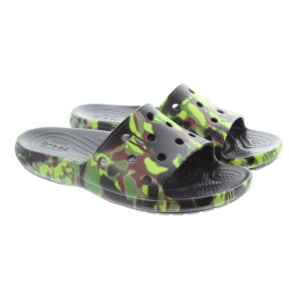 CROCS Adults Classic Slide Poolsides In Camo Print