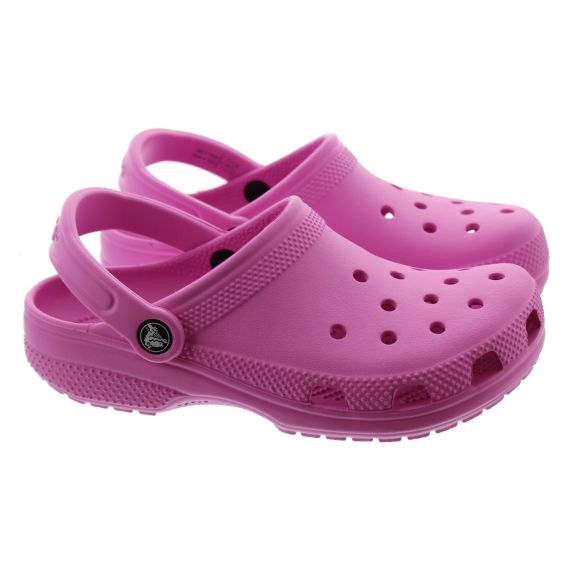 CROCS Youths Classic Clogs In Taffy Pink