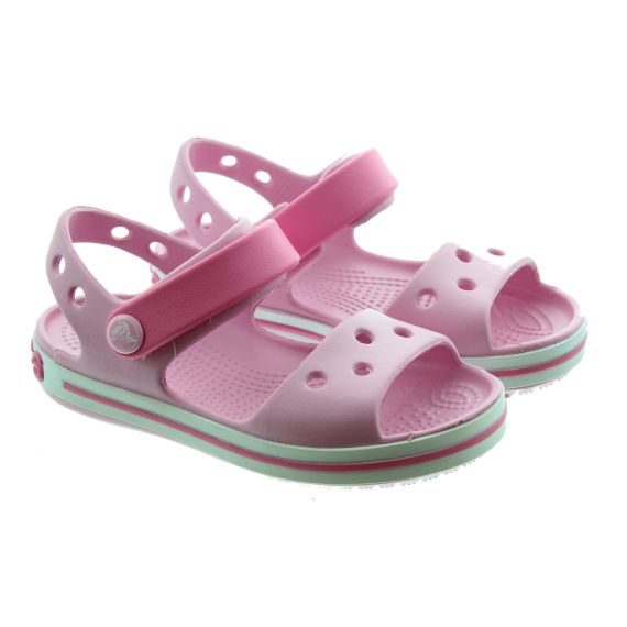 CROCS Kids Crocband Sandals In Ballerina Pink