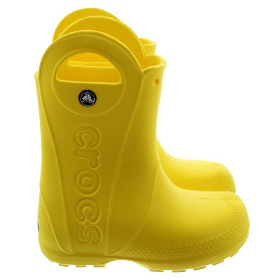 CROCS Kids Handle It Rainboot In Yellow