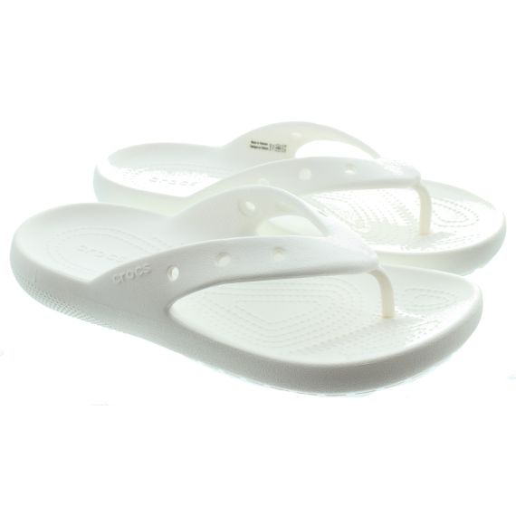 CROCS Ladies Classic Flip 2.0 In White 