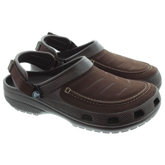 CROCS Mens Yukon Vista Sandals In Espresso