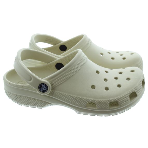 CROCS Youths Classic Clogs In Bone