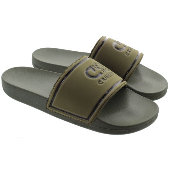 CRUYFF Mens Agua Copa Slide In Olive 