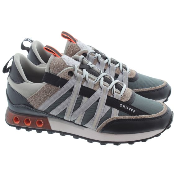 CRUYFF Mens Fearia Hex Trainers In Grey/Taupe