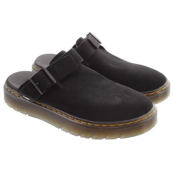 DR MARTENS Adults Carlson Mules In Black Suede 