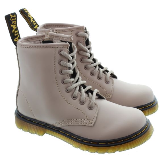 DR MARTENS Kids 1460 Boots In Taup 
