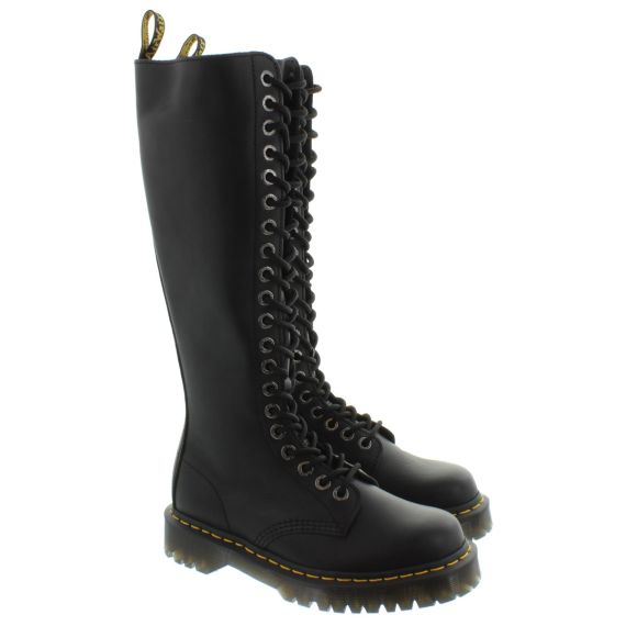 DR MARTENS Ladies 1B60 Bex Knee Boots In Black 