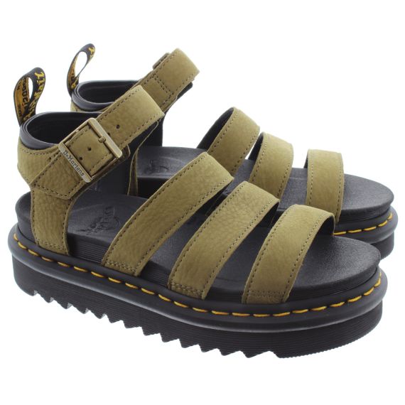 DR MARTENS Ladies Blaire Sandals In Olive 