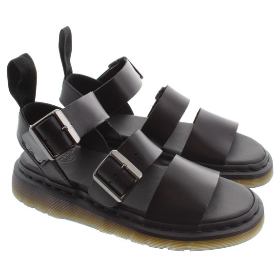 DR MARTENS Ladies Gryphon Sandals In Black 