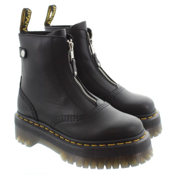 DR MARTENS Ladies Jetta Zip Boots In Black 