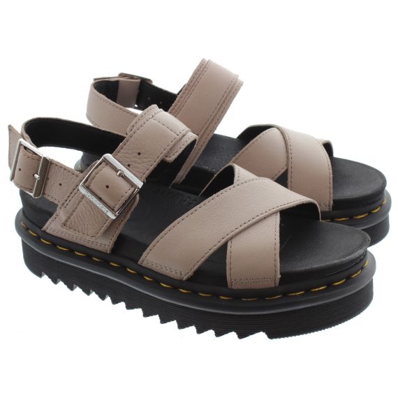 DR MARTENS Ladies Voss 2 Sandals In Taup 