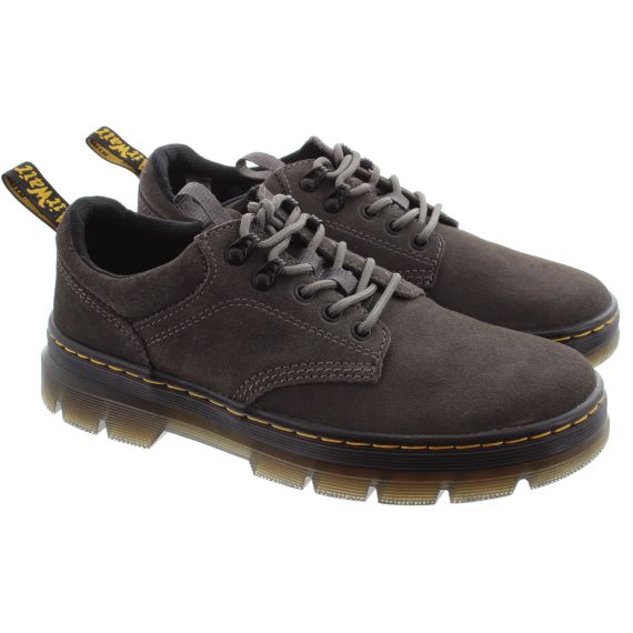 DR MARTENS Mens Reeder Suede Shoes In Grey