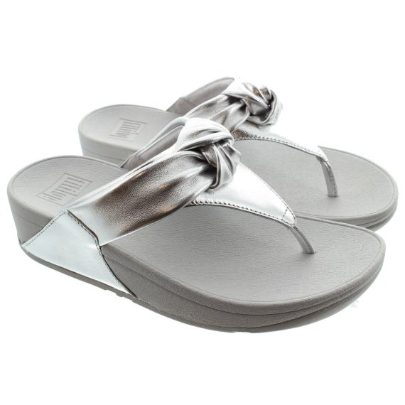 FITFLOP Ladies Lulu Knot Sandals In Silver 