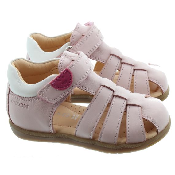 GEOX Toddlers Macchia Closed Sandals In rose