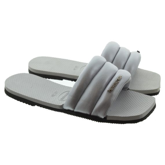 HAVAIANAS Ladies You Milan Padded Mules In Grey