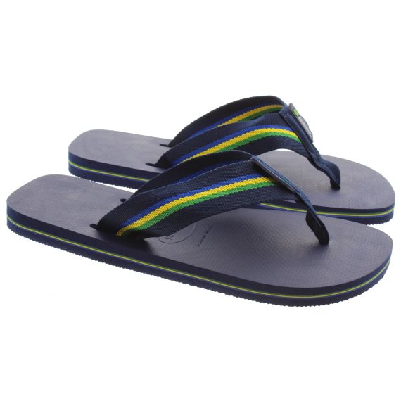 HAVAIANAS Mens Urban Brasil Flipflop Sandals In Navy 