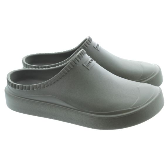 HUNTER Adults Bloom Clogs In Khaki 