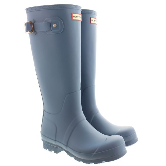 HUNTER Mens Original Tall Wellies In Blue