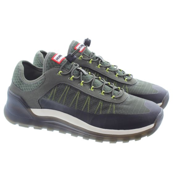 HUNTER Mens Travel Trainer In Lichen Green