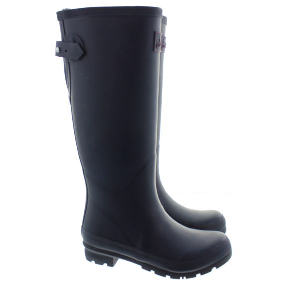 JOULES Ladies Field Tall Welly Boot In Navy