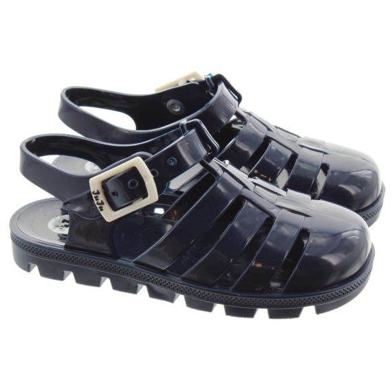 JUJU Nino Kids Juju Jelly Sandals In Navy 