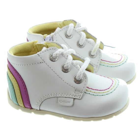 KICKERS Kids Kickhi Zip Baby In Rainbow 