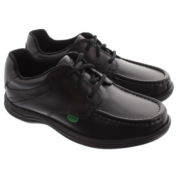 KICKERS Kid Reasan Lace Shoes In Black