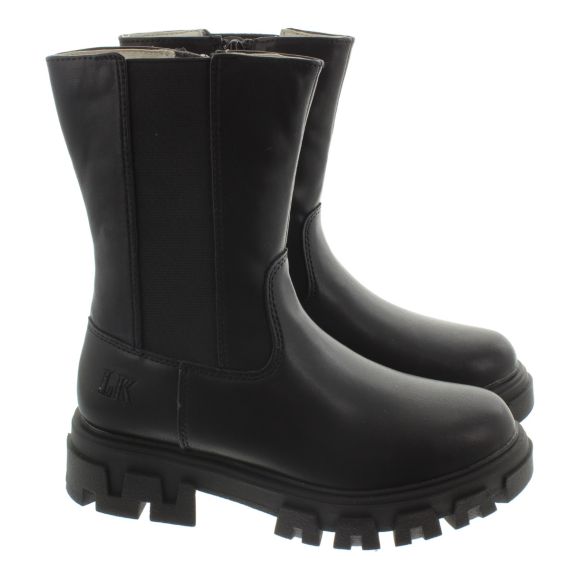 LELLI KELLY Kids LK2310 Rachele Calf Boots In Black 
