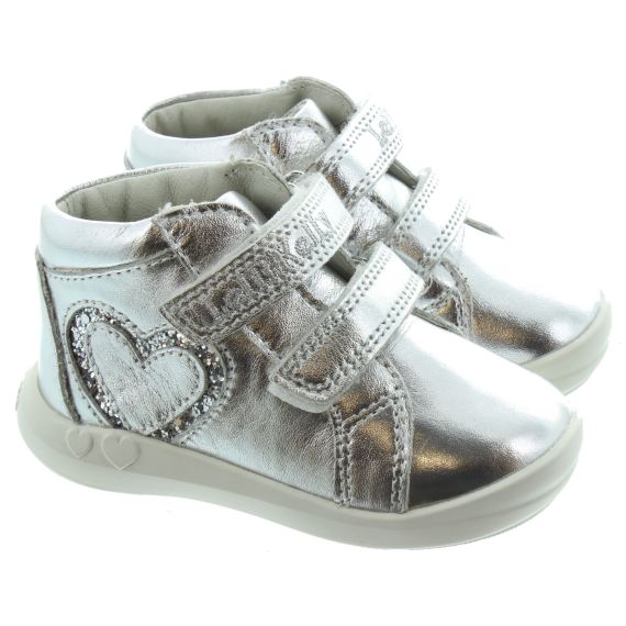 LELLI KELLY Kids LK3311 Estelle Heart Boots In Silver 