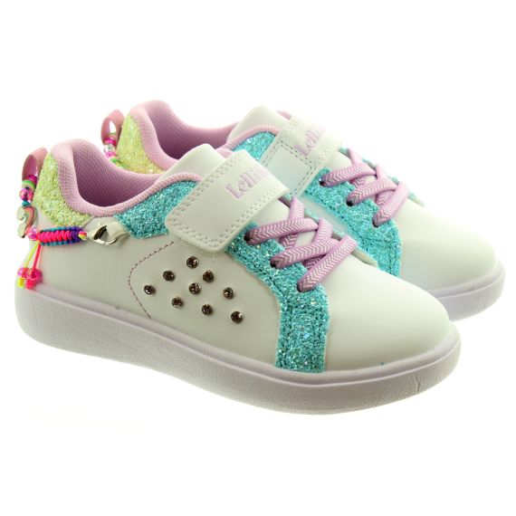 LELLI KELLY Kids LK3410 Gioiello Bracelet Trainers In White Multi