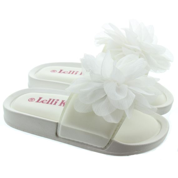 LELLI KELLY Kids LK3630 Isla Sliders In White