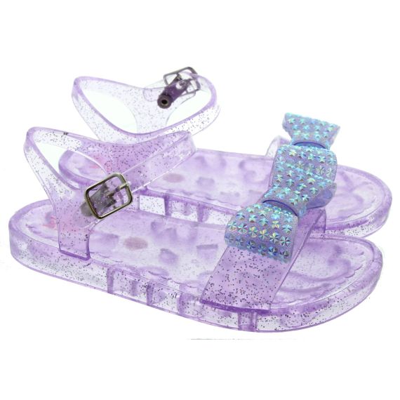 LELLI KELLY Kids LK3640 Jelly Sandals In Lilac 