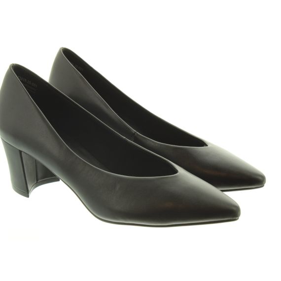 MARCO TOZZI Ladies 22419 Court Shoes In Black